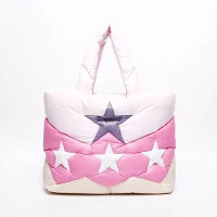 Miu Miu Padded Pink Handbag Star